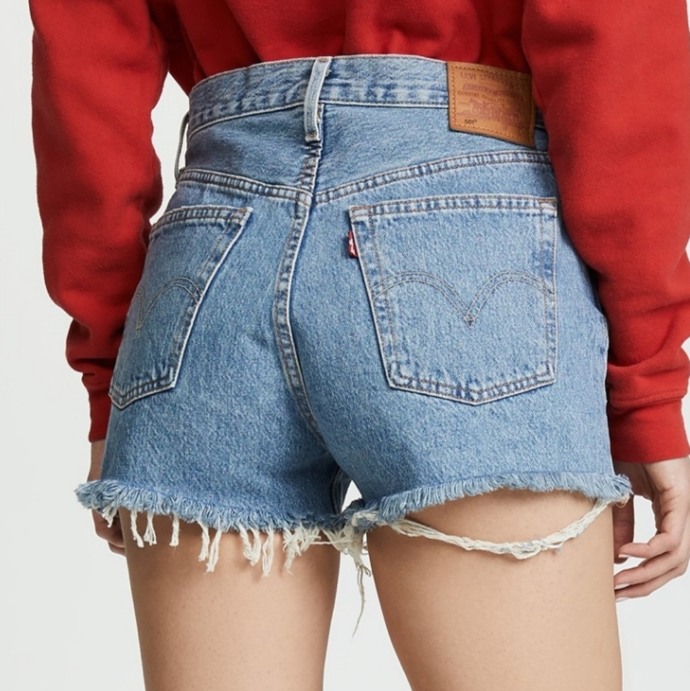 Levi's 501 High Rise Shorts - Picture 5 of 7
